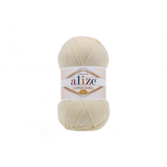 Alize Cotton Baby Soft Krem-1
