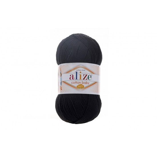 Alize Cotton Baby Soft Siyah-60