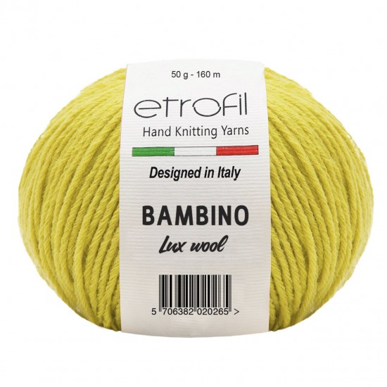 Etrofil Bambino Lux Wool Sarı 70211
