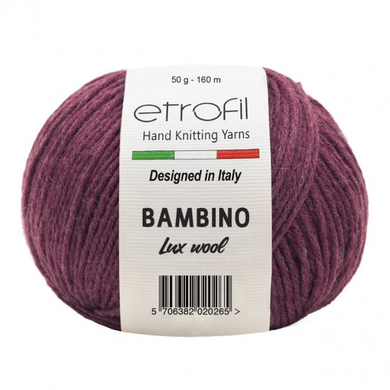 Etrofil Bambino Lux Wool Koyu Kırmızı 70316