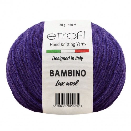 Etrofil Bambino Lux Wool Mor 70615