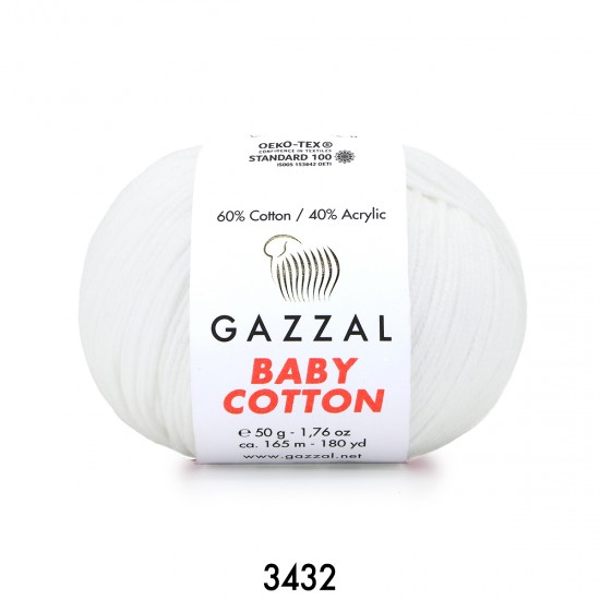 Gazzal Baby Cotton Beyaz-3432