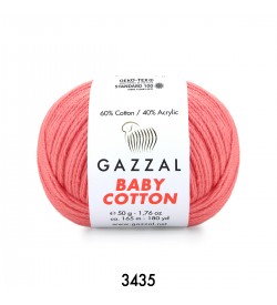 Gazzal Baby Cotton Pembe Bebek Yünü-3435
