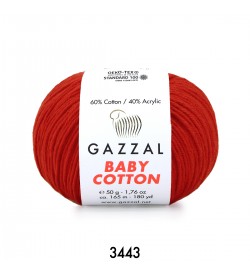 Gazzal Baby Cotton Kırmızı Bebek Yünü-3443