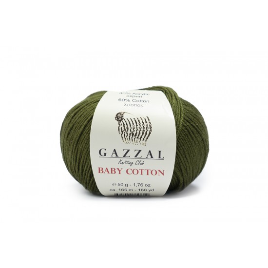 Gazzal Baby Cotton Haki -3463