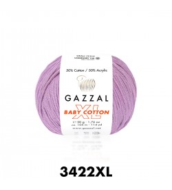 Gazzal Baby Cotton XL Pembe Bebek Yünü-3422XL