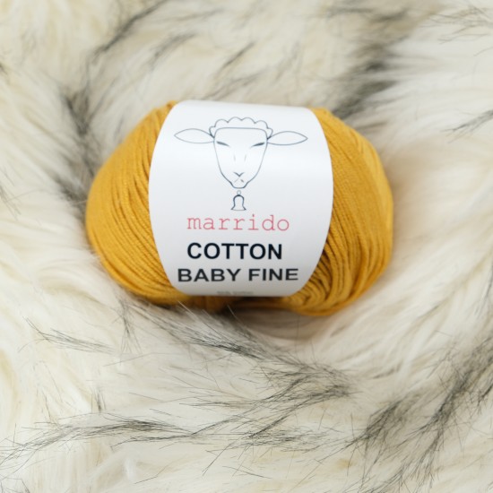 Ekonomik Cotton Amigurumi ve Punch İpi 50 Gram Hardal Sarısı