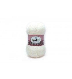 Nako Angora Luks Kırık Beyaz-11498