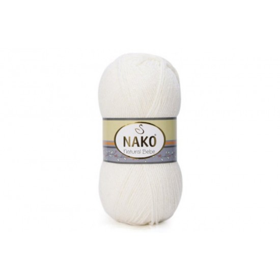 Nako Natural Bebe Beyaz-208