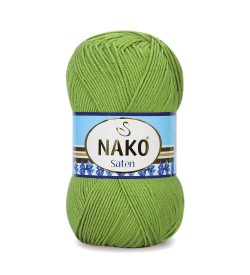 Nako Saten Fıstık Yeşili 3330