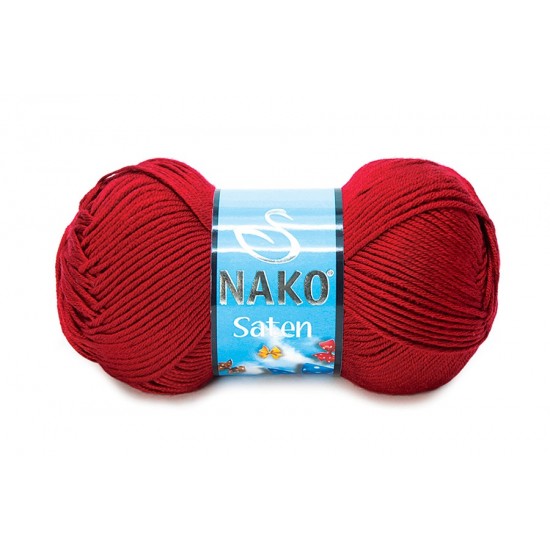 Nako Saten Koyu Kırmızı-1175