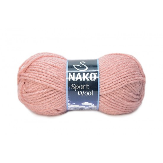 Nako Sport Wool Açık Krem Pembe-2406