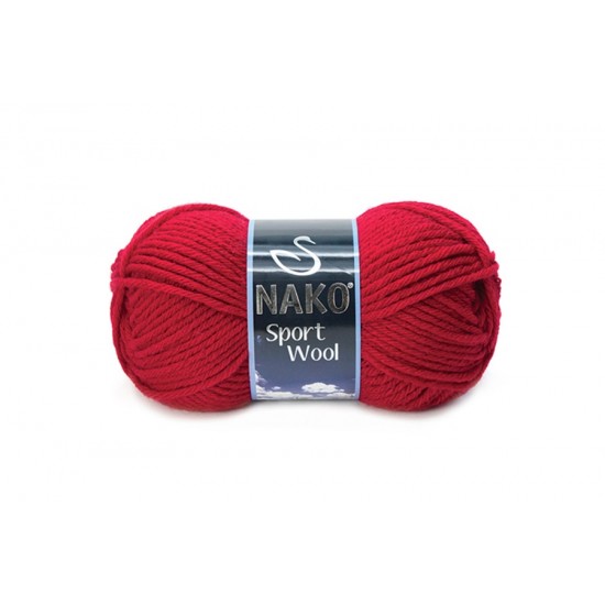 Nako Sport Wool Karmen Kırmızı-3641