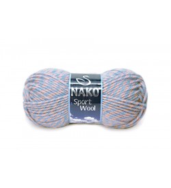 Nako Sport Wool Mavili Pembe Muline-21328