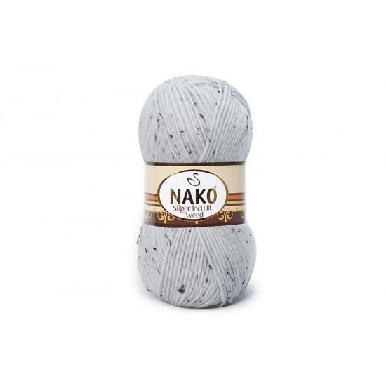 Nako Süper İnci Hit Tweed Beyaz-208
