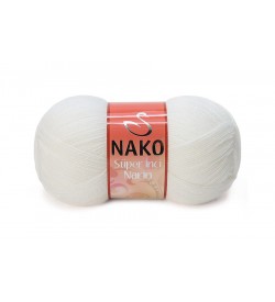 Nako Süper İnci Narin Beyaz-208