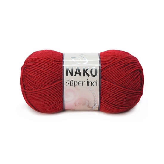 Nako Süper İnci Koyu Kırmızı-1175