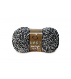 Nako Superlambs Special Siyah Beyaz Muline-3086