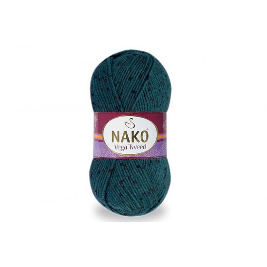 Nako Vega Tweed Mavi Çay-35037