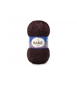 Nako Vega Siyah Kırmızı Gri Muline-21370