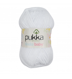 Pukka Lindo Baby Kadife İp Beyaz 70901