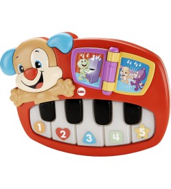 Eğlen & Öğren Eğitici Köpekçiğin Piyanosu (Türkçe) 5 Işıklı Piyano Tuşu 30+ Şarkı DLK19 Fisher-Price