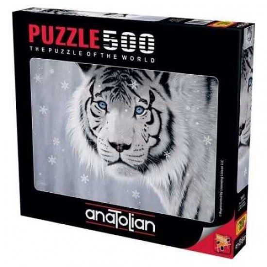 Anatolian Puzzle - 500 Parça - Beyaz Kaplan