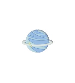 Mavi Satürn Figürlü Silikon Obje 