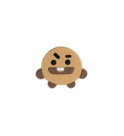 Kahverengi Emoji Figürlü Silikon Obje 