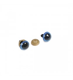 Amigurumi Vidalı Göz 14 mm Mavi